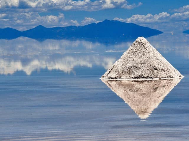 Bolivia salar de uyuni vista